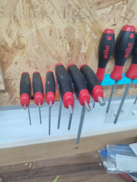 Giá treo tường tay vặn chữ T Wiha ComfortGrip hex screwdriver - Image 3