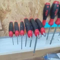 Giá treo tường tay vặn chữ T Wiha ComfortGrip hex screwdriver - Thumbnail 3