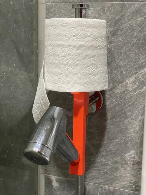 Giá treo vòi xịt vệ sinh dọc (Vertical Bidet Spray Holder) - Image 1