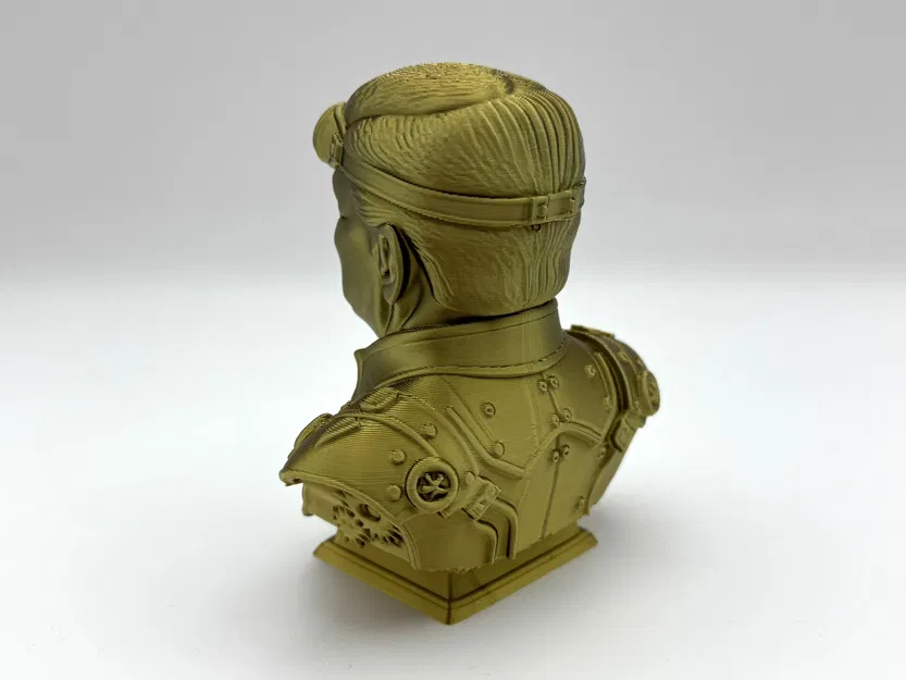 Trump Steampunk Bust – Tượng bán thân phong cách steampunk để in 3D - Image 3