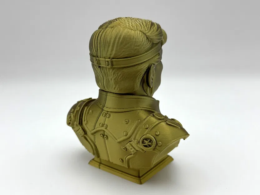 Trump Steampunk Bust – Tượng bán thân phong cách steampunk để in 3D - Image 6