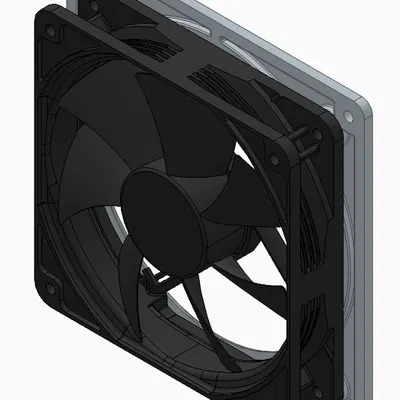 Adapter canh giữa quạt 120mm vào lỗ case 140mm