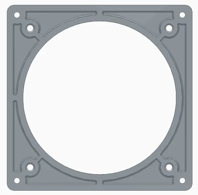 Adapter canh giữa quạt 120mm vào lỗ case 140mm - Image 3