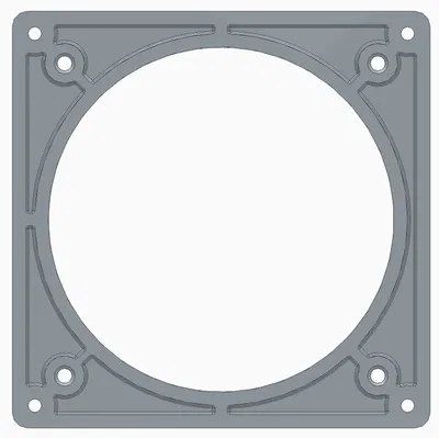 Adapter canh giữa quạt 120mm vào lỗ case 140mm