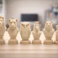 Bộ Cờ Vua Động Vật Hoang Dã (Wild Animals Chess Set) - Thumbnail 1