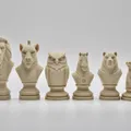 Bộ Cờ Vua Động Vật Hoang Dã (Wild Animals Chess Set) - Thumbnail 2