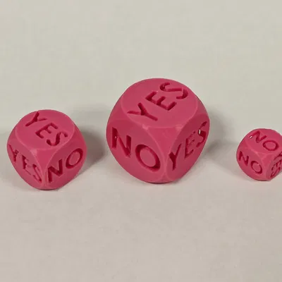 Xúc xắc cầu YES/NO | Bộ Truncated Orb