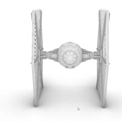 Mô hình 3D Tie Fighter (Star Wars)