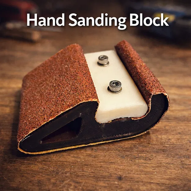 Khối Chà Nhám Cầm Tay (Hand Sanding Block) In 3D - Image 1