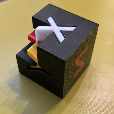 Khối test 20x20x20mm cho Snapmaker U1 in thử 4 màu