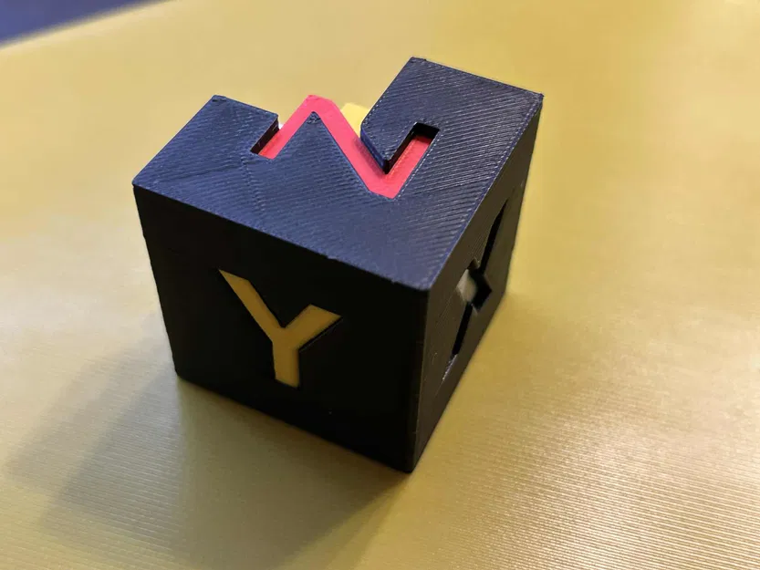 Khối test 20x20x20mm cho Snapmaker U1 in thử 4 màu - Image 3