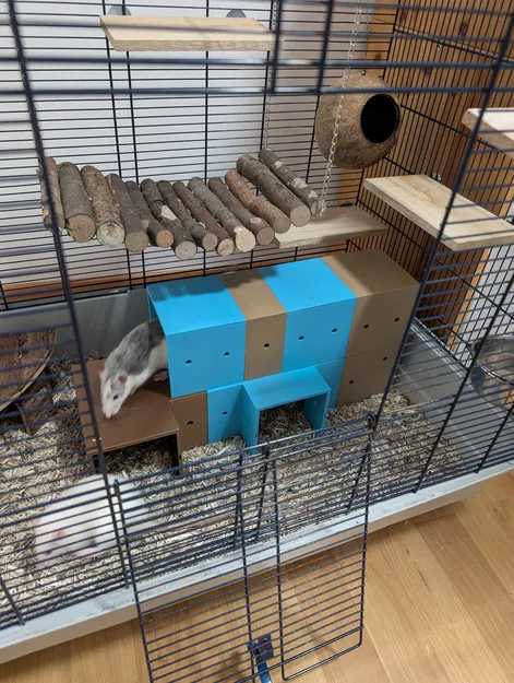 Hệ Hầm/Nhà Modular cho Rat & Gặm Nhấm – Tùy Biến 100mm - Image 1