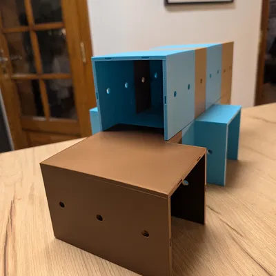 Hệ Hầm/Nhà Modular cho Rat & Gặm Nhấm – Tùy Biến 100mm