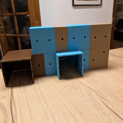 Hệ Hầm/Nhà Modular cho Rat & Gặm Nhấm – Tùy Biến 100mm