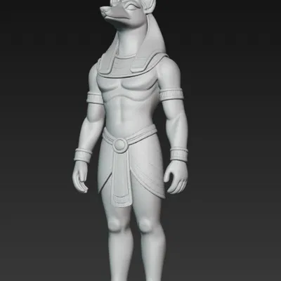 Tượng Thần Anubis