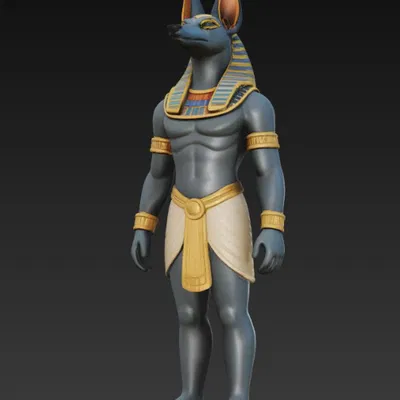 Tượng Thần Anubis