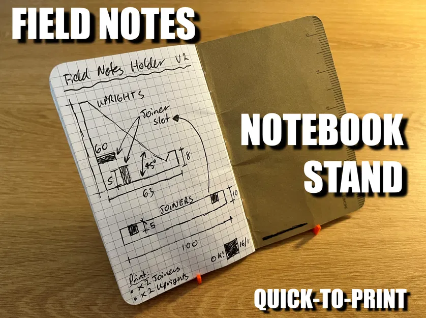 Stand đỡ sổ Field Notes Notebook Stand - Image 1