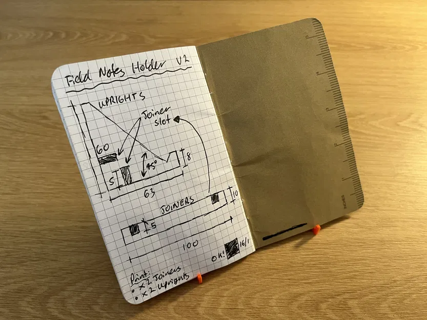 Stand đỡ sổ Field Notes Notebook Stand - Image 5