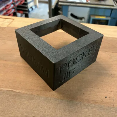 Router Jig kẹp góc tạo pocket 100mm (100mm Corner Pocket Router Jig)