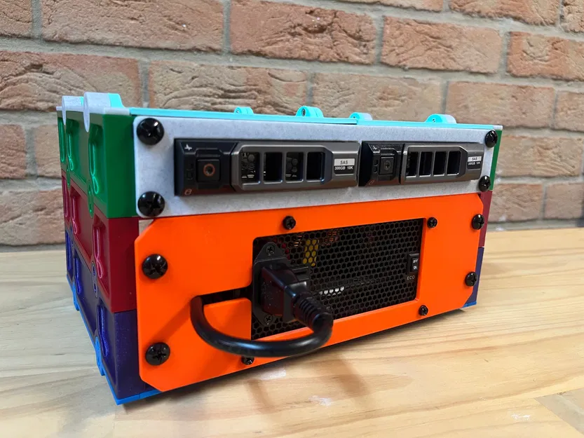 Giá đỡ PSU ATX cho Rack 2U 10 inch - Image 3