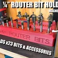 Giá giữ mũi router 1/4" nam châm (Magnetic 1/4" Router Bit Holder) - Thumbnail 1