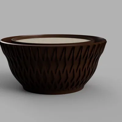 Chậu Trồng Cây Tự Tưới (Self Watering Planter Pot) In 3D
