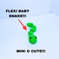 Flexi Baby Snake Fidget – Rắn con khớp mềm in một lần (Print-in-Place) - Thumbnail 1