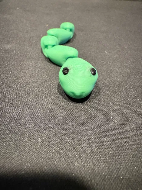 Flexi Baby Snake Fidget – Rắn con khớp mềm in một lần (Print-in-Place) - Image 2