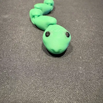 Flexi Baby Snake Fidget – Rắn con khớp mềm in một lần (Print-in-Place)