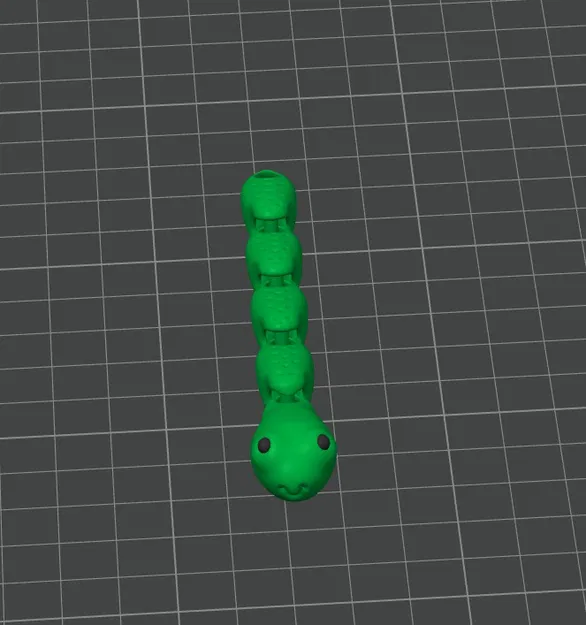Flexi Baby Snake Fidget – Rắn con khớp mềm in một lần (Print-in-Place) - Image 3