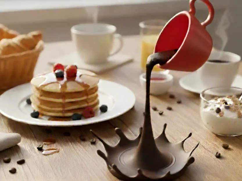 Ly cà phê lơ lửng (Floating coffee cup) - Image 1