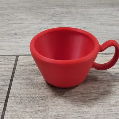 Ly cà phê lơ lửng (Floating coffee cup)