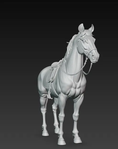 Tượng ngựa có dây cương (Harnessed Horse Statue) - Image 2