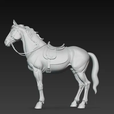 Tượng ngựa có dây cương (Harnessed Horse Statue)