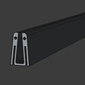 Adapter dải ron silicone cho cửa kính phòng tắm (Shower Glass Door Seal Strip Adapter)