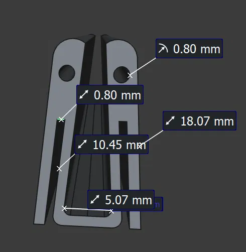 Adapter dải ron silicone cho cửa kính phòng tắm (Shower Glass Door Seal Strip Adapter) - Image 2