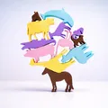 Animal Stack – Trò chơi xếp chồng con vật: thăng bằng & kỹ năng - Thumbnail 1