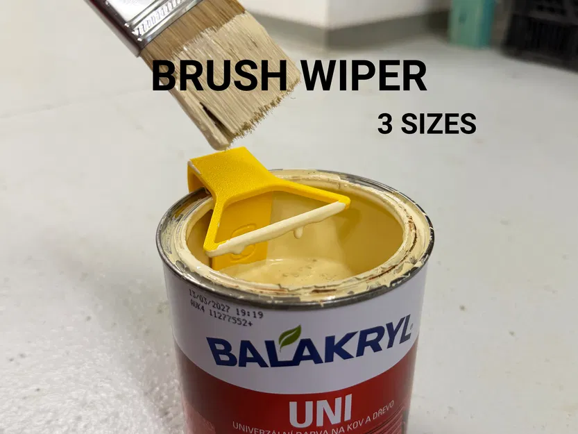 Brush Wiper – Kẹp quẹt cọ gắn miệng lon sơn - Image 1