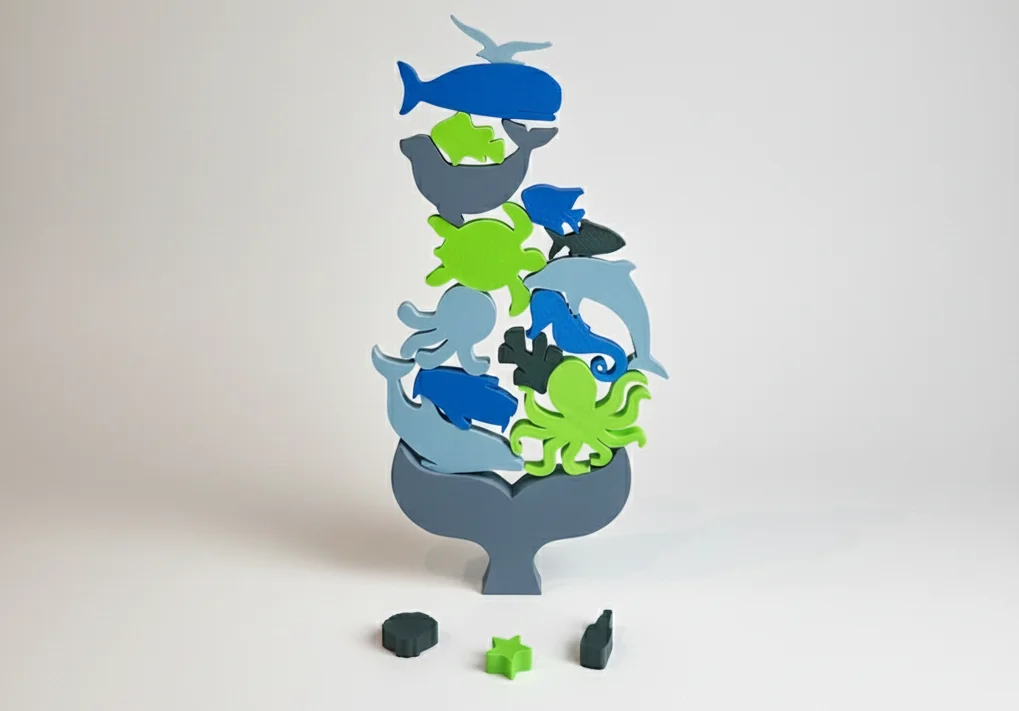 Bộ Xếp Chồng Thú Biển (Ocean / Sea Animal Stacker) 1