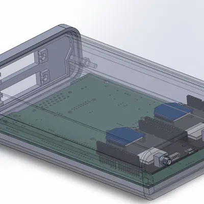 Vỏ hộp AgOpenGPS AIO Standard v4.5 (Enclosure) dùng đầu cắm Aliexpress