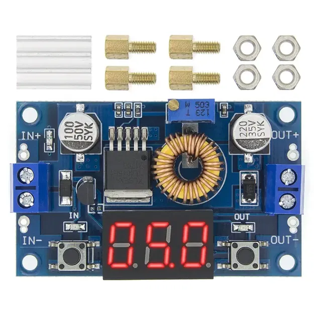 Vỏ case cho Adjustable Step Down Power Supply Module XL4015 có Voltmeter Display - Image 1