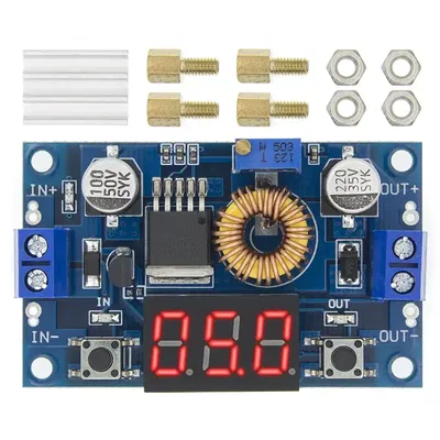 Vỏ case cho Adjustable Step Down Power Supply Module XL4015 có Voltmeter Display