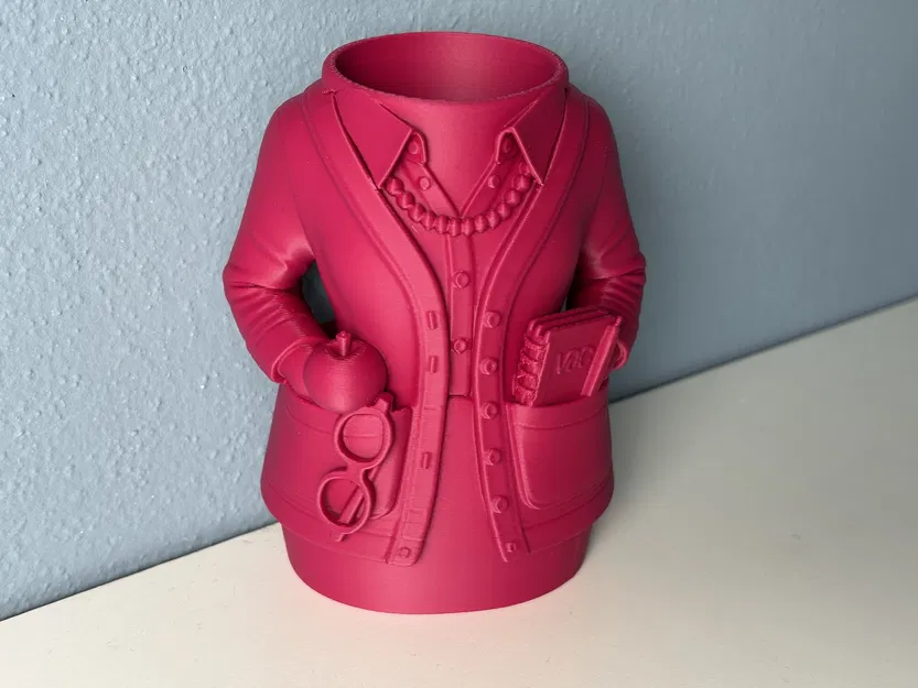 Ống Cắm Bút Thầy Cô Cổ Điển – Phụ Kiện Bàn Làm Việc Phong Cách Old School - Image 9