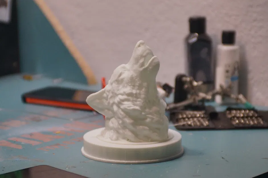 Kurt Tütsülük / Giá đỡ nhang hình đầu sói (Wolf Incense Holder) - Image 2