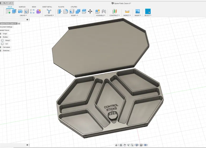 Hộp đựng phụ tùng dự phòng DJI FPV - Image 2