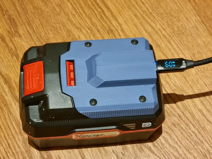 Adapter USB-C cho pin Lidl Parkside (20V XT60) – Powerbank 60W - Image 2