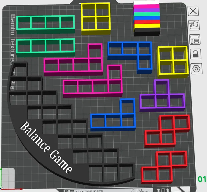 Trò chơi cân bằng Tetris (Tetris Balance game) - Image 1