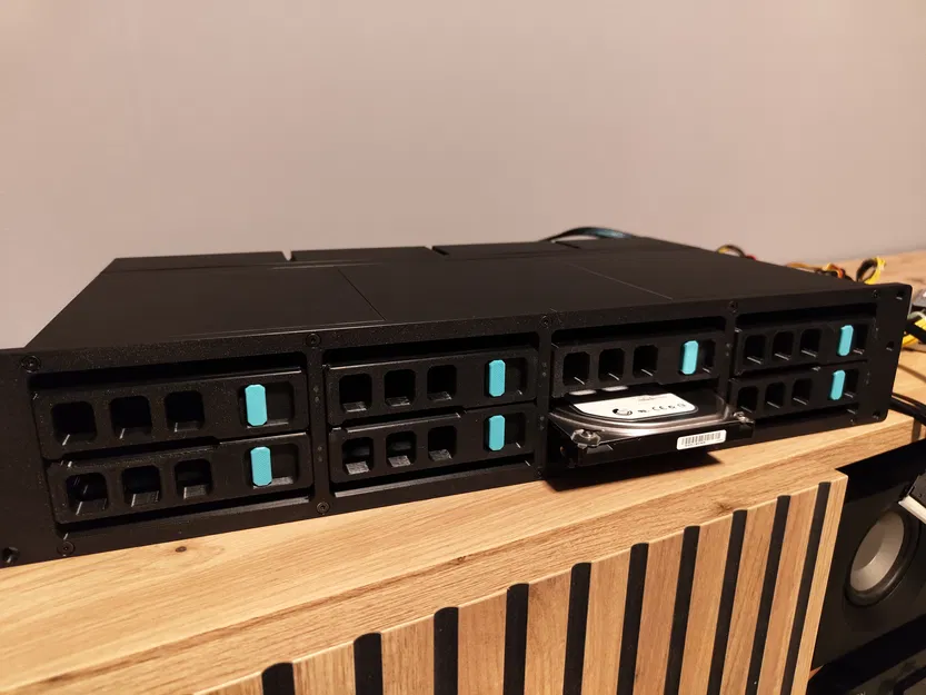 Rack 2U Trayless HDD Case – Vỏ HDD 8 khe cho rack 19" (backplane Supermicro) - Image 1