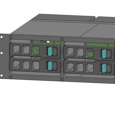 Rack 2U Trayless HDD Case – Vỏ HDD 8 khe cho rack 19" (backplane Supermicro)