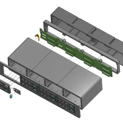 Rack 2U Trayless HDD Case – Vỏ HDD 8 khe cho rack 19" (backplane Supermicro)